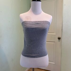 Gray tube top